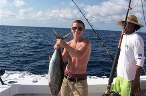 Deep sea fishing boat